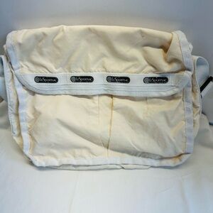 Classic LeSportSac Cream Crossbody Bag